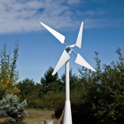 Windkraftanlage, Wind turbine in your own garden